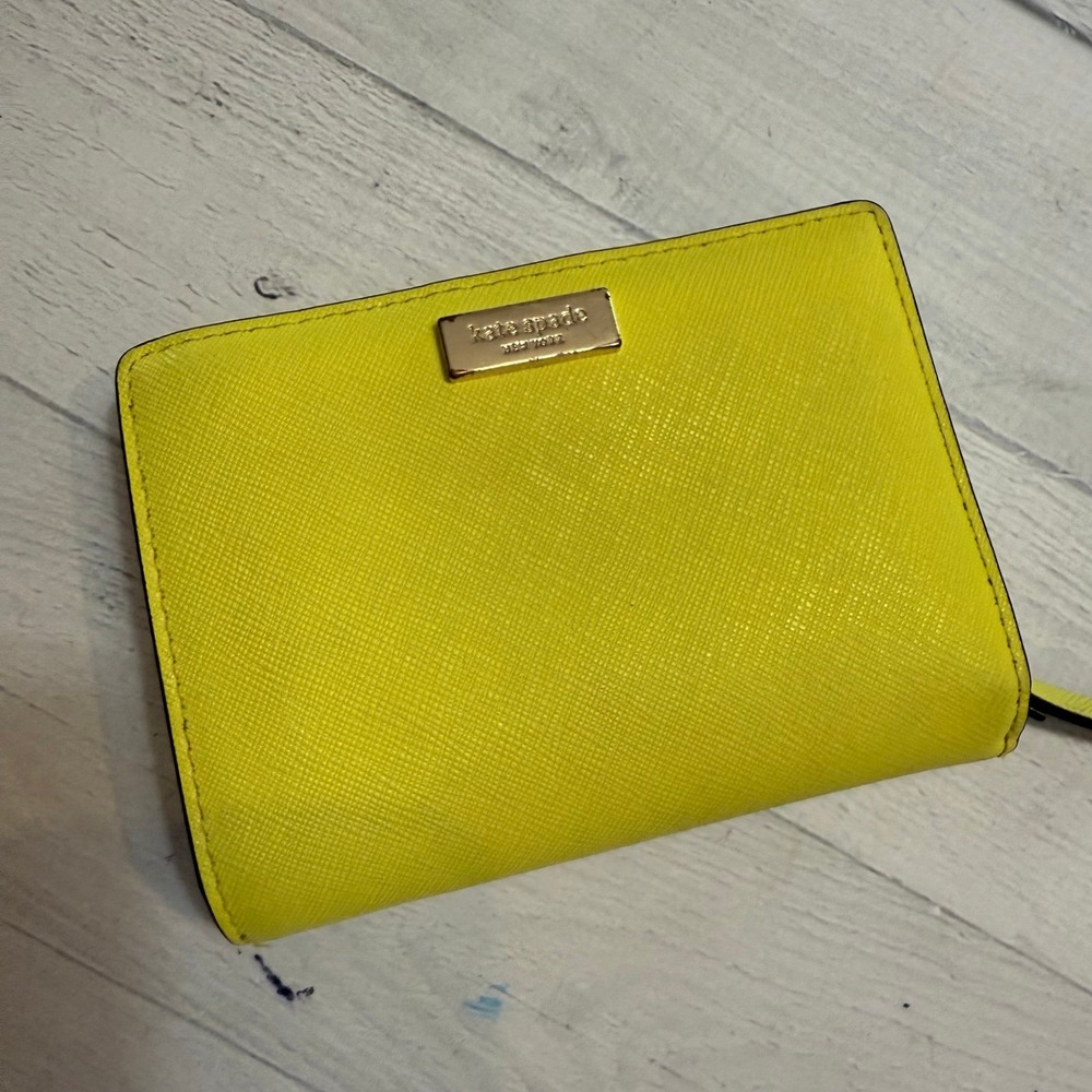 Kate Spade Cara Newberry Lane Wallet‎ Neon Yellow